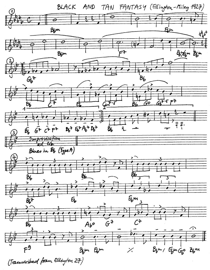 black and tan fantasy leadsheet – book us for your next 20s or gatsby event